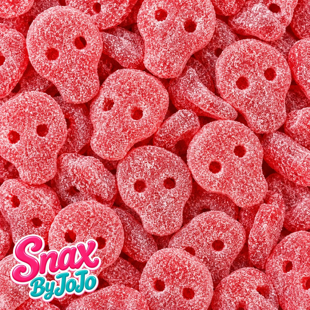 Lollie Image Fizzy Red Skulls