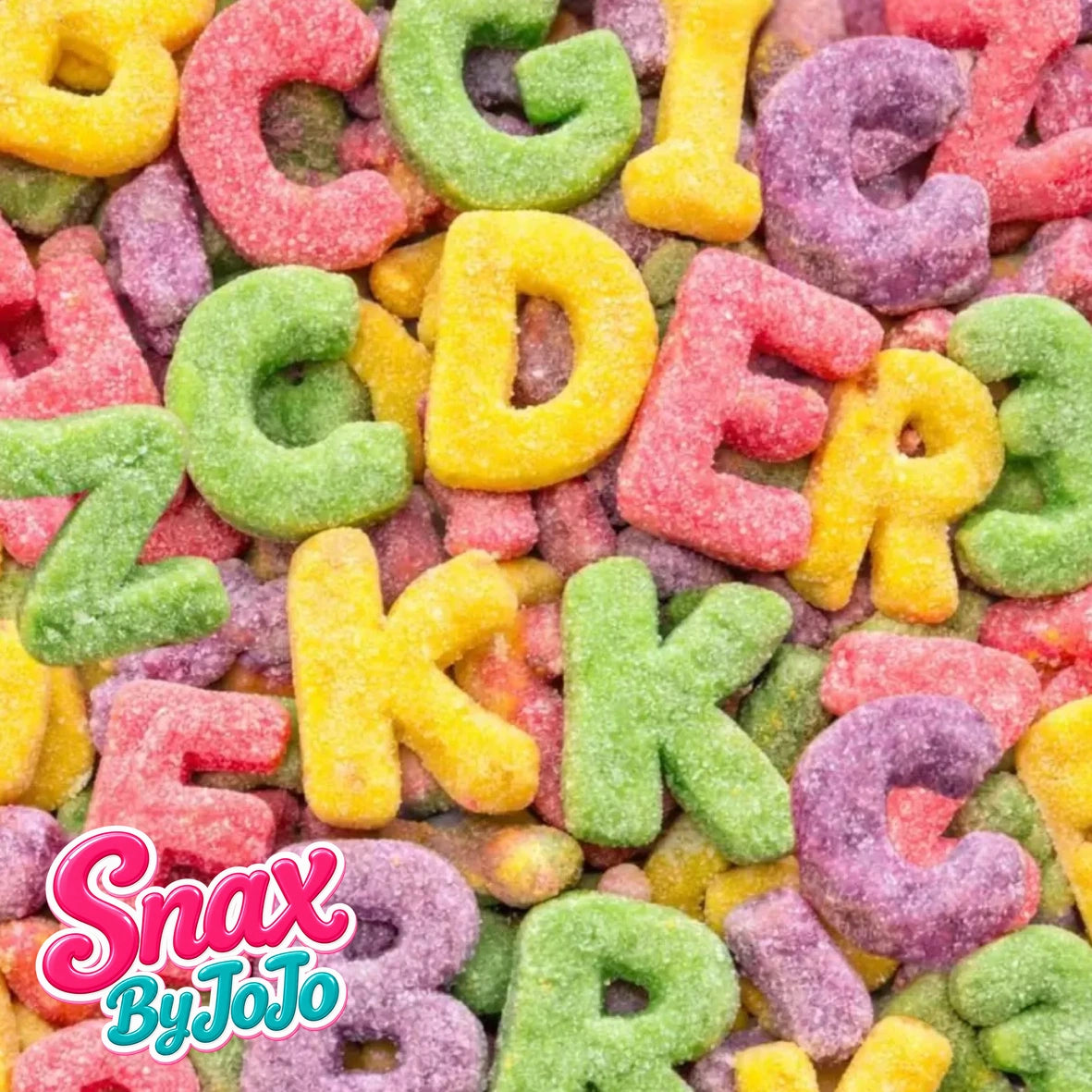 Lollie Image Gummy ABC Letters