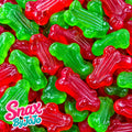 Lollie Image Red & Green Frogs