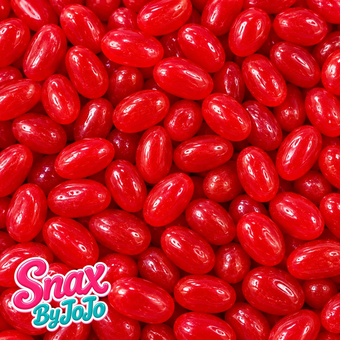 Lollie Image Red Strawberry Mini Jelly Beans