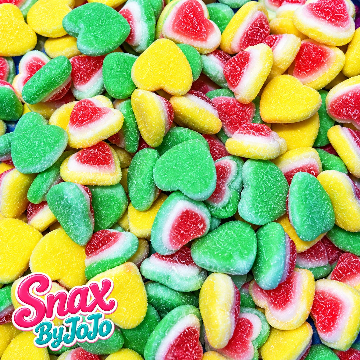 Lollie Image Sour Mixed Hearts
