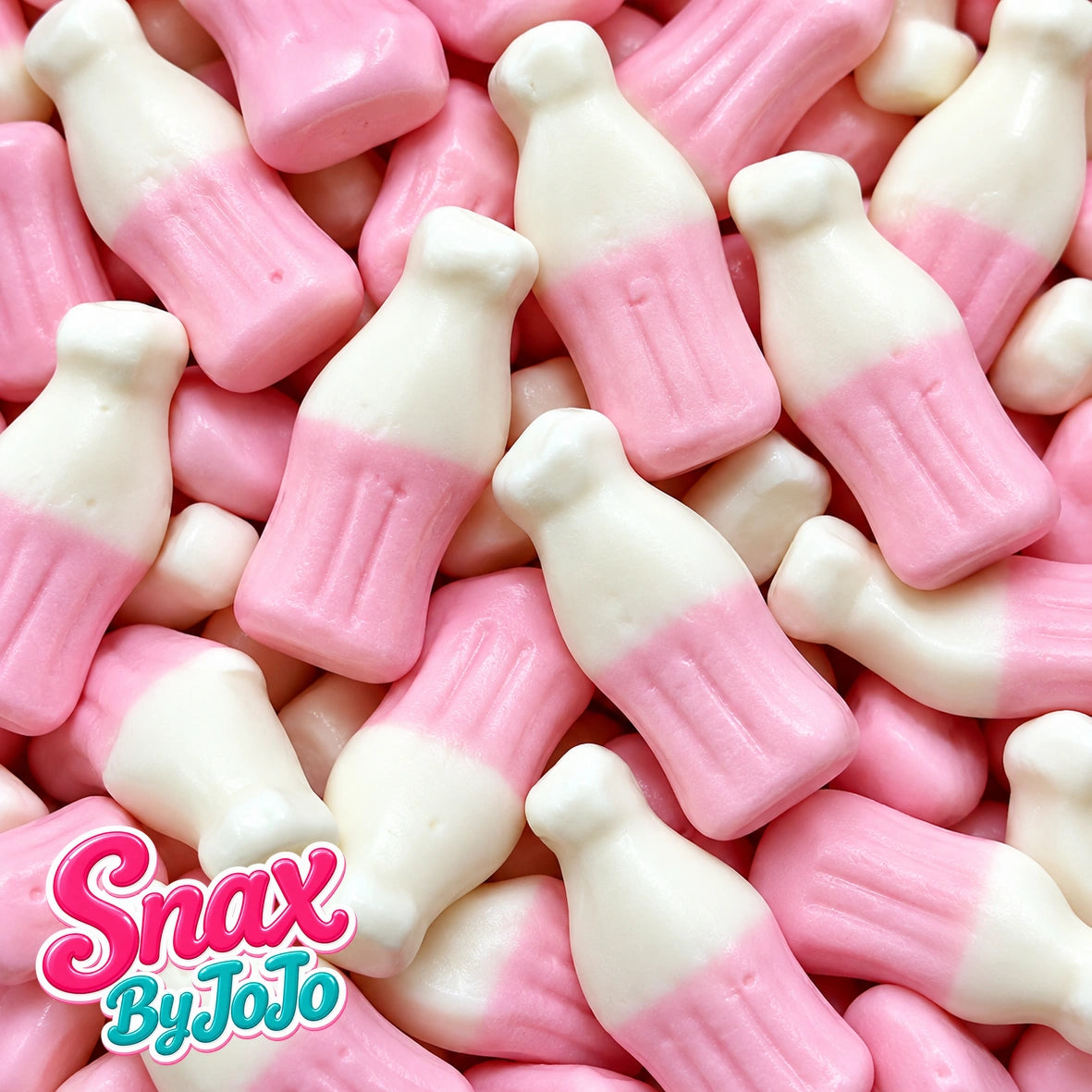 Lollie Image Strawberry Milkshake Bottles