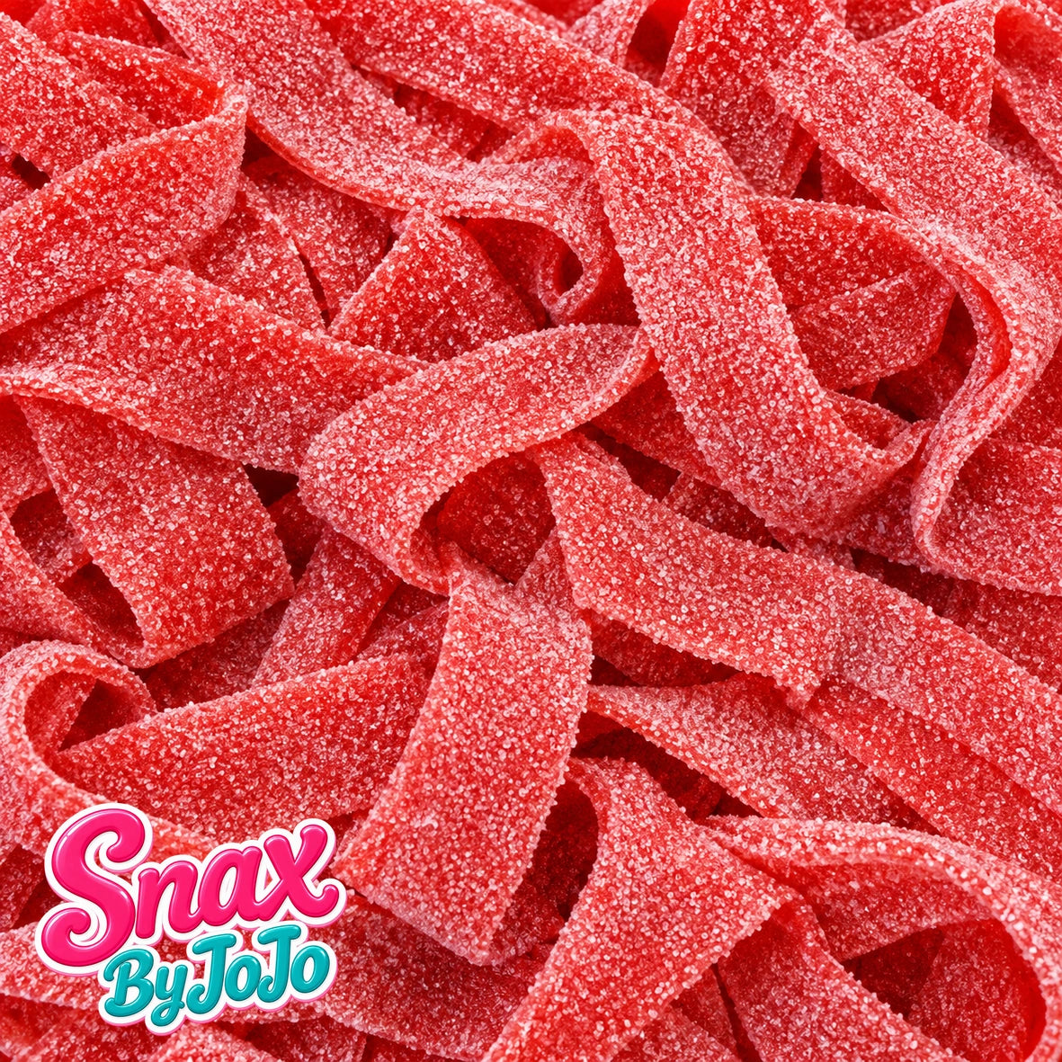 Lollie Image Strawberry Sour Straps
