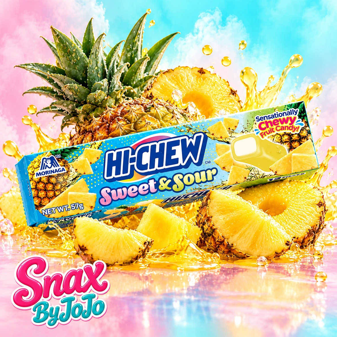 Sweet & Sour Pineapple Chews